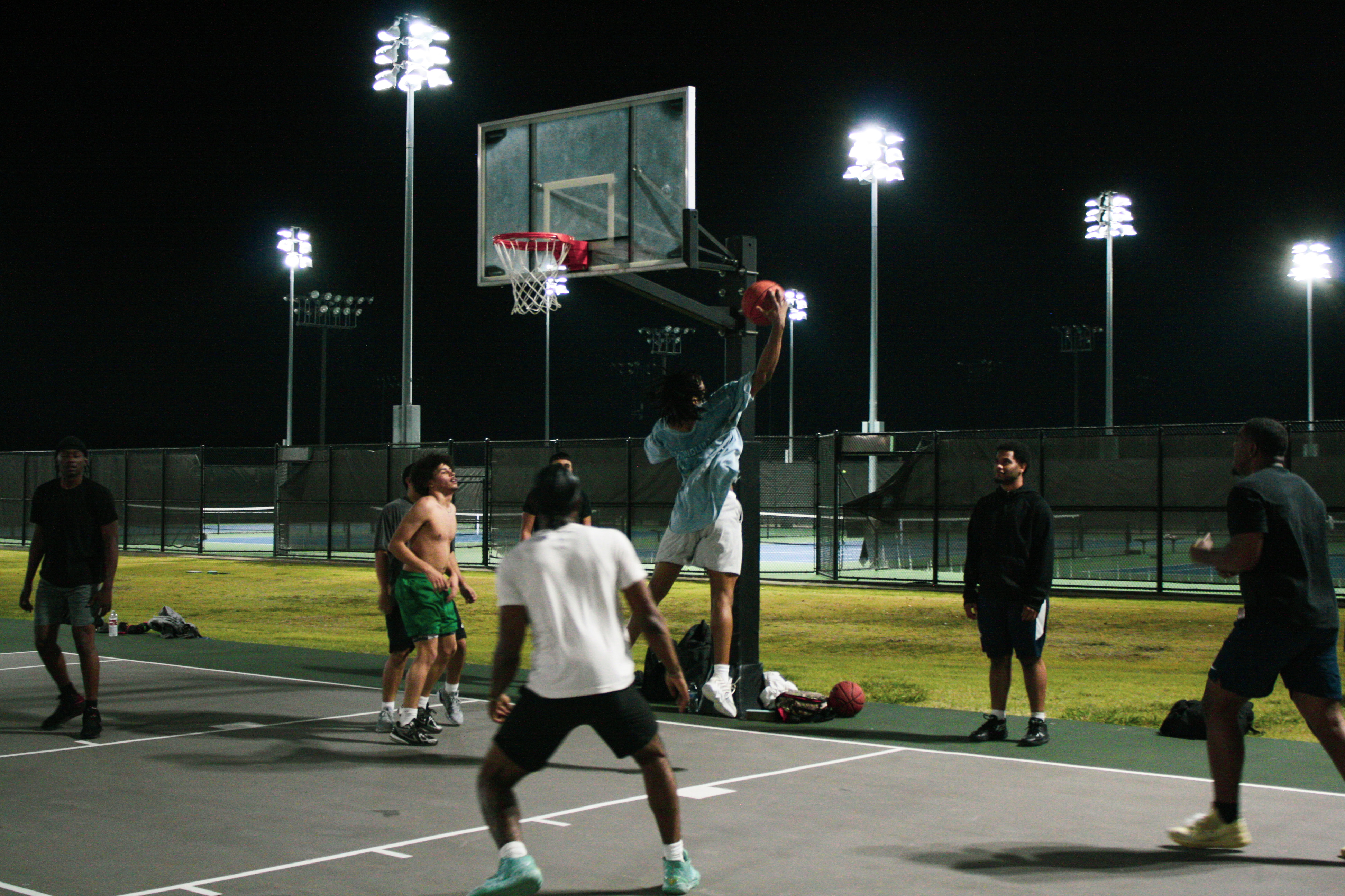 Man dunking